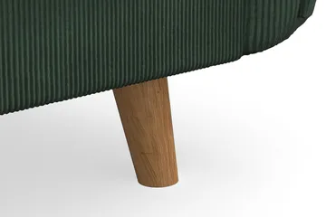 Trend Lyx 4-sits Högervänd U-formad Soffa med Divan och Schäslong i Manchester - Mörkgrön - Möbler - Vardagsrum - Soffor - U-soffor