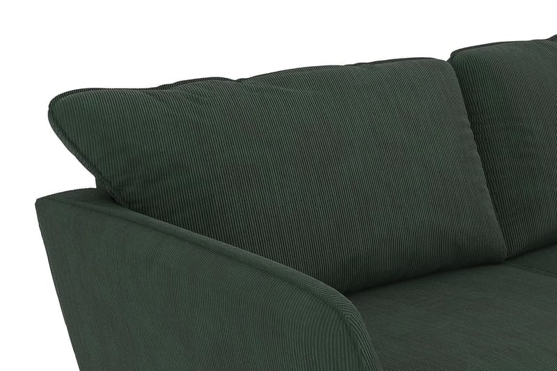 Trend Lyx 4-sits Högervänd U-formad Soffa med Divan och Schäslong i Manchester - Mörkgrön - Möbler - Vardagsrum - Soffor - U-soffor