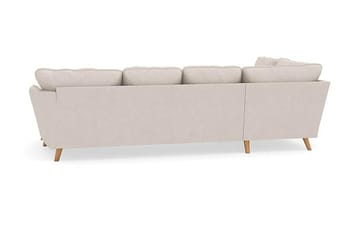 Trend Lyx 4-sits H ögervänd U-formad Soffa med Divan och Schäslong i Tyg - Beige - Möbler - Vardagsrum - Soffor - U-soffor