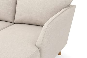 Trend Lyx 4-sits Högervänd U-formad Soffa med Divan och Schäslong i Tyg - Beige - Möbler - Vardagsrum - Soffor - U-soffor