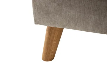 Trend Lyx 4-sits Högervänd U-formad Soffa med Divan och Schäslong i Tyg - Beige - Möbler - Vardagsrum - Soffor - U-soffor