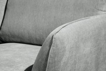 Trend Lyx 4-sits Högervänd U-formad Soffa med Divan och Schäslong i Tyg - Grå - Möbler - Vardagsrum - Soffor - U-soffor