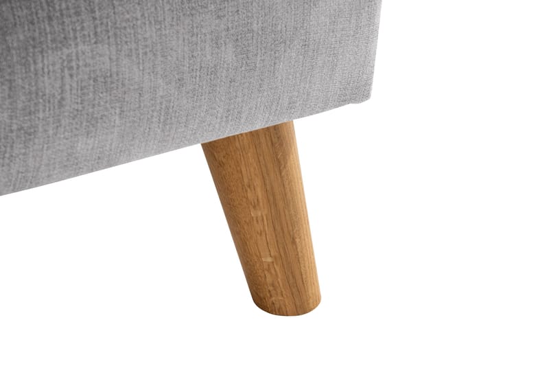 Trend Lyx 4-sits Högervänd U-formad Soffa med Divan och Schäslong i Tyg - Ljusgrå - Möbler - Vardagsrum - Soffor - U-soffor