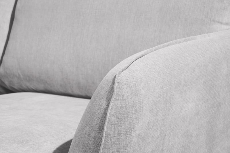 Trend Lyx 4-sits Högervänd U-formad Soffa med Divan och Schäslong i Tyg - Ljusgrå - Möbler - Vardagsrum - Soffor - U-soffor