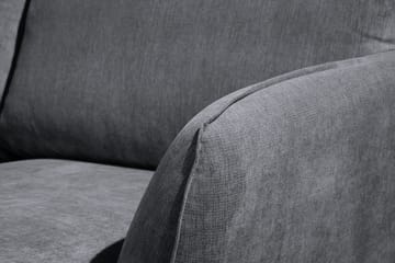 Trend Lyx 4-sits Högervänd U-formad Soffa med Divan och Schäslong i Tyg - Mörkgrå - Möbler - Vardagsrum - Soffor - U-soffor