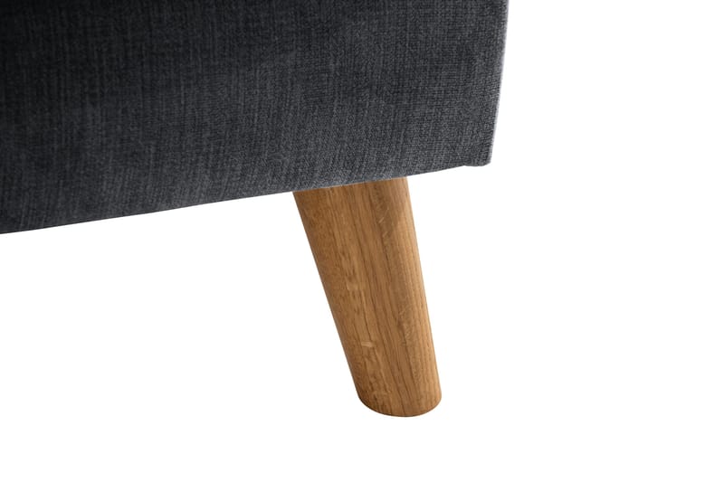 Trend Lyx 4-sits Högervänd U-formad Soffa med Divan och Schäslong i Tyg - Mörkgrå - Möbler - Vardagsrum - Soffor - U-soffor