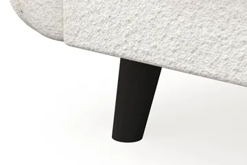 Trend Lyx 4-sits Vänstervänd L-formad Schäslongsoffa i Bouclé - Vit - Möbler - Vardagsrum - Soffor - Divansoffa & schäslong
