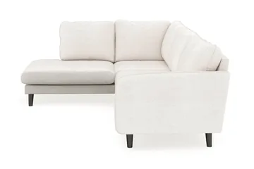 Trend Lyx 4-sits Vänstervänd L-formad Schäslongsoffa i Bouclé - Vit - Möbler - Vardagsrum - Soffor - Divansoffa & schäslong