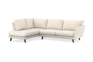 Trend Lyx 4-sits Vänstervänd L-formad Schäslongsoffa i Manchester - Beige - Möbler - Vardagsrum - Soffor - Divansoffa & schäslong