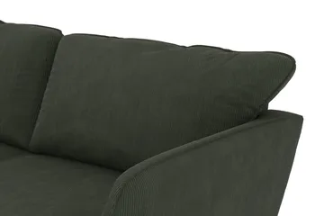 Trend Lyx 4-sits Vänstervänd L-formad Schäslongsoffa i Manchester - Mörkgrön - Möbler - Vardagsrum - Soffor - Divansoffa & schäslong