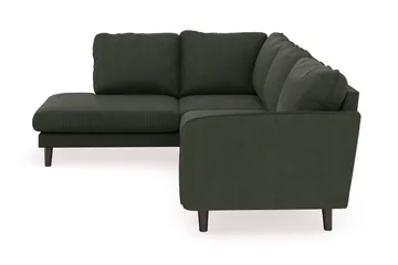 Trend Lyx 4-sits Vänstervänd L-formad Schäslongsoffa i Manchester - Mörkgrön - Möbler - Vardagsrum - Soffor - Divansoffa & schäslong