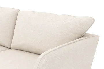 Trend Lyx 4-sits Vänstervänd L-formad Schäslongsoffa i Tyg - Beige - Möbler - Vardagsrum - Soffor - Divansoffa & schäslong