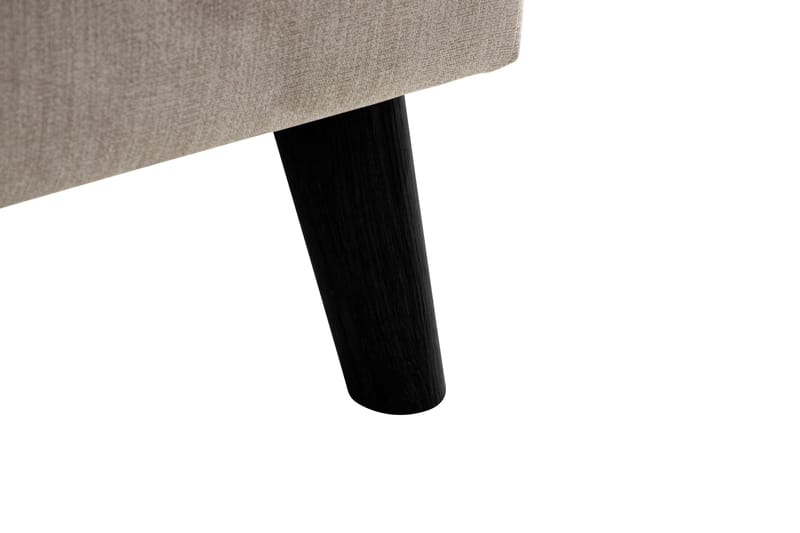 Trend Lyx 4-sits Vänstervänd L-formad Schäslongsoffa i Tyg - Beige - Möbler - Vardagsrum - Soffor - Divansoffa & schäslong