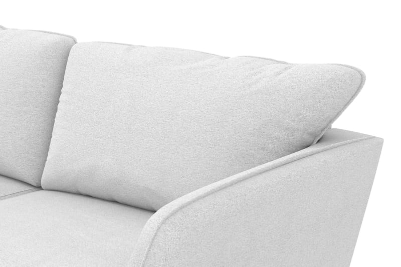 Trend Lyx 4-sits Vänstervänd L-formad Schäslongsoffa i Tyg - Ljusgrå - Möbler - Vardagsrum - Soffor - Divansoffa & schäslong