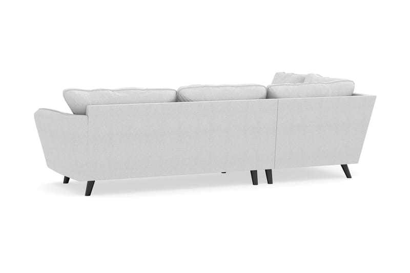 Trend Lyx 4-sits Vänstervänd L-formad Schäslongsoffa i Tyg - Ljusgrå - Möbler - Vardagsrum - Soffor - Divansoffa & schäslong