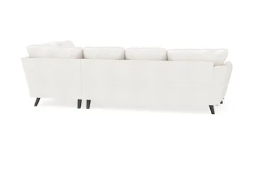 Trend Lyx 4-sits Vänstervänd U-formad Soffa med Divan och Schäslong i Bouclé - Vit - Möbler - Vardagsrum - Soffor - U-soffor