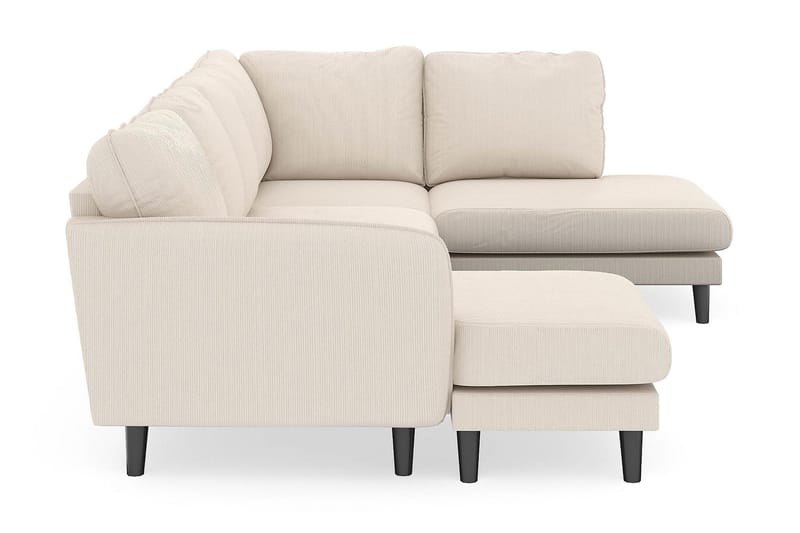 Trend Lyx 4-sits Vänstervänd U-formad Soffa med Divan och Schäslong i Manchester - Beige - Möbler - Vardagsrum - Soffor - U-soffor