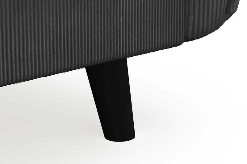 Trend Lyx 4-sits Vänstervänd U-formad Soffa med Divan och Schäslong i Manchester - Mörkgrå - Möbler - Vardagsrum - Soffor - U-soffor