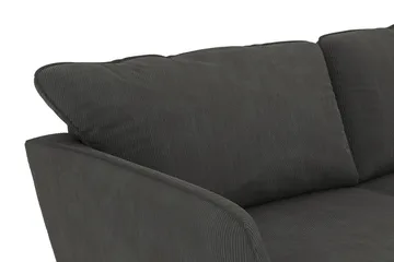 Trend Lyx 4-sits Vänstervänd U-formad Soffa med Divan och Schäslong i Manchester - Mörkgrå - Möbler - Vardagsrum - Soffor - U-soffor