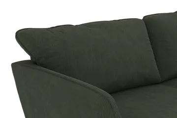 Trend Lyx 4-sits Vänstervänd U-formad Soffa med Divan och Schäslong i Manchester - Mörkgrön - Möbler - Vardagsrum - Soffor - U-soffor