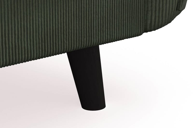 Trend Lyx 4-sits Vänstervänd U-formad Soffa med Divan och Schäslong i Manchester - Mörkgrön - Möbler - Vardagsrum - Soffor - U-soffor