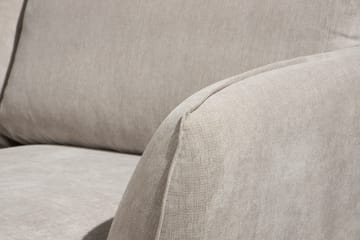 Trend Lyx 4-sits Vänstervänd U-formad Soffa med Divan och Schäslong i Tyg - Beige - Möbler - Vardagsrum - Soffor - U-soffor