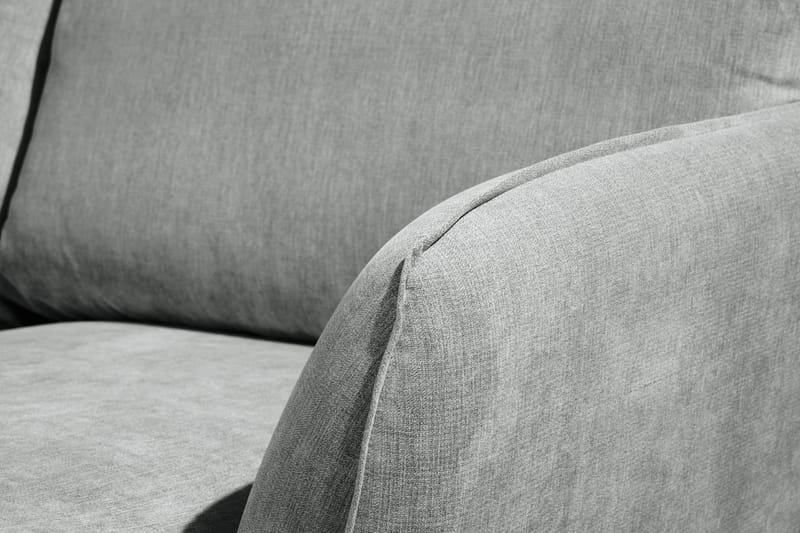 Trend Lyx 4-sits Vänstervänd U-formad Soffa med Divan och Schäslong i Tyg - Grå - Möbler - Vardagsrum - Soffor - U-soffor