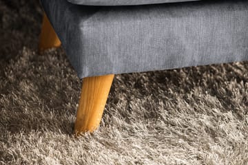 Trend Lyx 4-sits Vänstervänd U-formad Soffa med Divan och Schäslong i Tyg - Mörkgrå - Möbler - Vardagsrum - Soffor - U-soffor