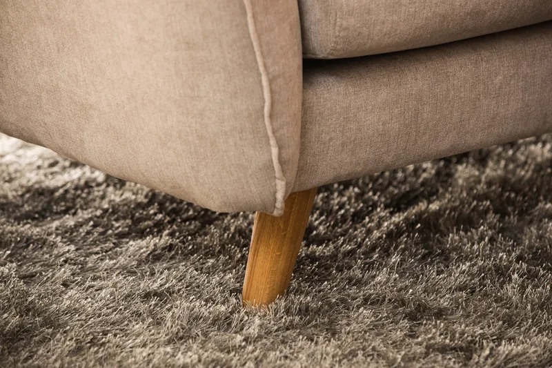 Trend Lyx 6-sits Vändbar L-formad Hörnsoffa i Tyg - Beige - Möbler - Vardagsrum - Soffor - Hörnsoffor