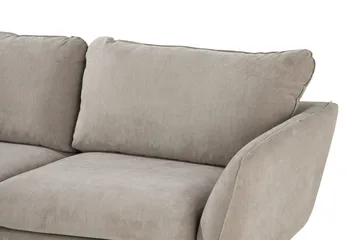 Trend Lyx 6-sits Vändbar L-formad Hörnsoffa i Tyg - Beige - Möbler - Vardagsrum - Soffor - Hörnsoffor