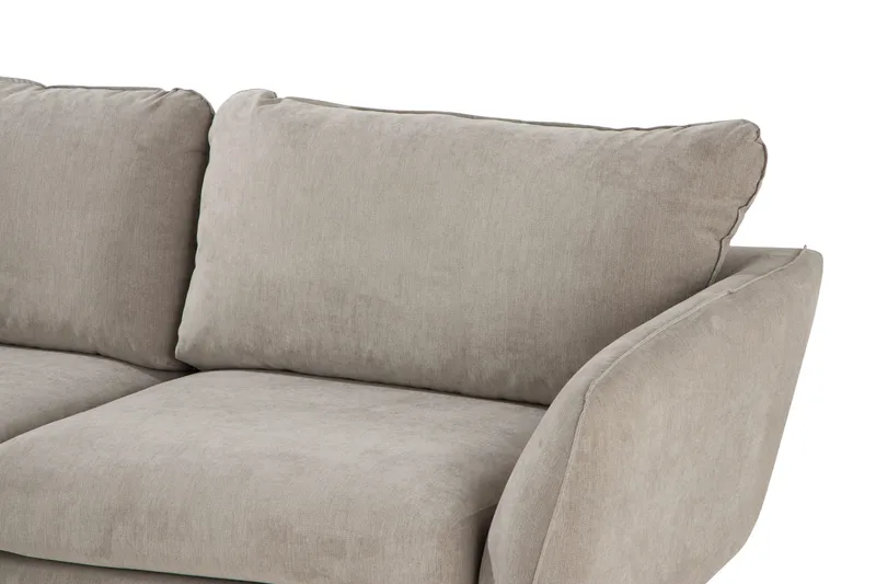 Trend Lyx 6-sits Vändbar L-formad Hörnsoffa i Tyg - Beige - Möbler - Vardagsrum - Soffor - Hörnsoffor