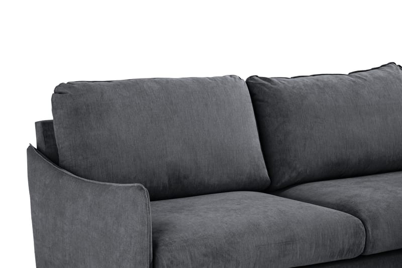 Trend Lyx Schäslongsoffa Höger - Mörkgrå/Ek - Möbler - Vardagsrum - Soffor - Divansoffa & schäslong