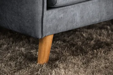 Trend Lyx Schäslongsoffa Höger - Mörkgrå/Ek - Möbler - Vardagsrum - Soffor - Divansoffa & schäslong