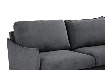 Trend Lyx Schäslongsoffa Höger - Mörkgrå/Svart - Möbler - Vardagsrum - Soffor - Divansoffa & schäslong