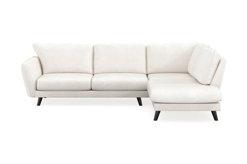 Trend Lyx Schäslongsoffa Höger, Vit