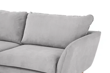 Trend Lyx Schäslongsoffa Vänster - Ljusgrå/Ek - Möbler - Vardagsrum - Soffor - Divansoffa & schäslong