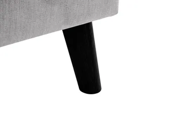 Trend Lyx Schäslongsoffa Vänster - Ljusgrå/Svart - Möbler - Vardagsrum - Soffor - Divansoffa & schäslong