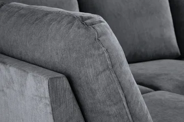 Trend Lyx U-soffa med Divan Höger - Mörkgrå/Ek - Möbler - Vardagsrum - Soffor - U-soffor