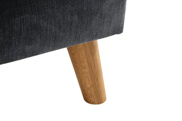 Trend Lyx U-soffa med Divan Höger - Mörkgrå/Ek - Möbler - Vardagsrum - Soffor - U-soffor