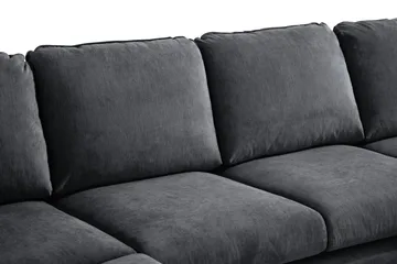 Trend Lyx U-soffa med Divan Höger - Mörkgrå/Ek - Möbler - Vardagsrum - Soffor - U-soffor