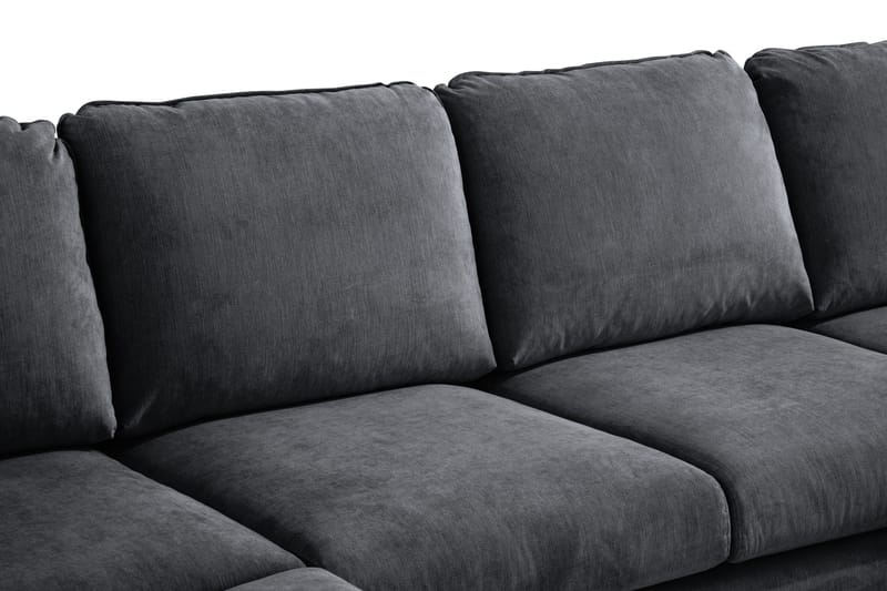 Trend Lyx U-soffa med Divan Höger - Mörkgrå/Ek - Möbler - Vardagsrum - Soffor - U-soffor