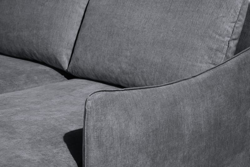 Trend Lyx U-soffa med Divan Höger - Mörkgrå/Svart - Möbler - Vardagsrum - Soffor - U-soffor