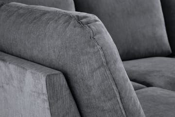Trend Lyx U-soffa med Divan Höger - Mörkgrå/Svart - Möbler - Vardagsrum - Soffor - U-soffor