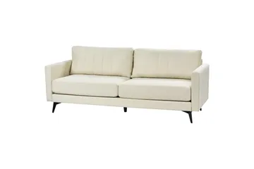 Tuba Soffa 3-sits - Beige/Svart - Möbler - Vardagsrum - Soffor - 3-sits soffor