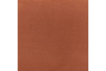 Tuka 2-sits Soffa i Sammet med Metallben - Orange|Svart - Möbler - Vardagsrum - Soffor - 2-sits soffor