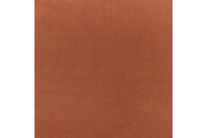Tuka 2-sits Soffa i Sammet med Metallben - Orange|Svart - Möbler - Vardagsrum - Soffor - 2-sits soffor