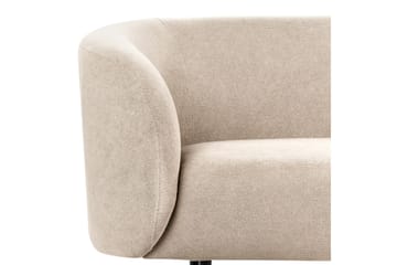 Tuka 2-sits Soffa i Tyg med Metallben - Beige|Grå|Svart - Möbler - Vardagsrum - Soffor - 2-sits soffor