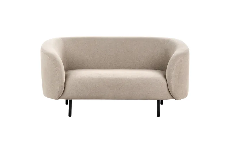 Tuka Soffa 2-sits, Beige/Svart/Grå