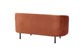 Tuka Soffa 2-sits - Svart/Orange - Möbler - Vardagsrum - Soffor - 2-sits soffor