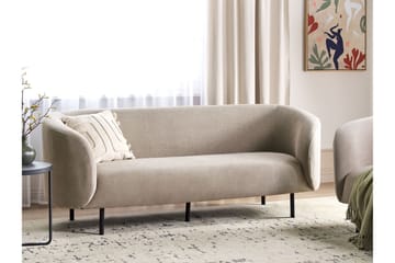 Tuka Soffa 3-sits - Beige/Svart/Grå - Möbler - Vardagsrum - Soffor - 3-sits soffor